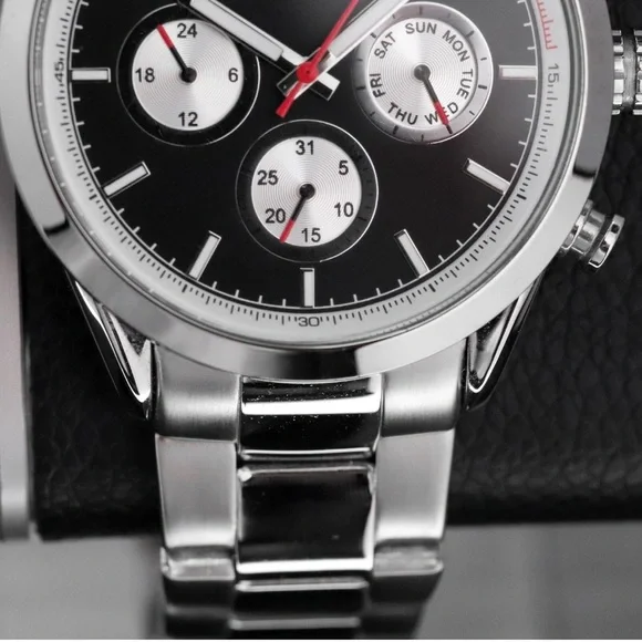 SO&CO New York Tribeca 5004 GMT 42mm Stainless Steel WatchBRAND NEW IN BOX